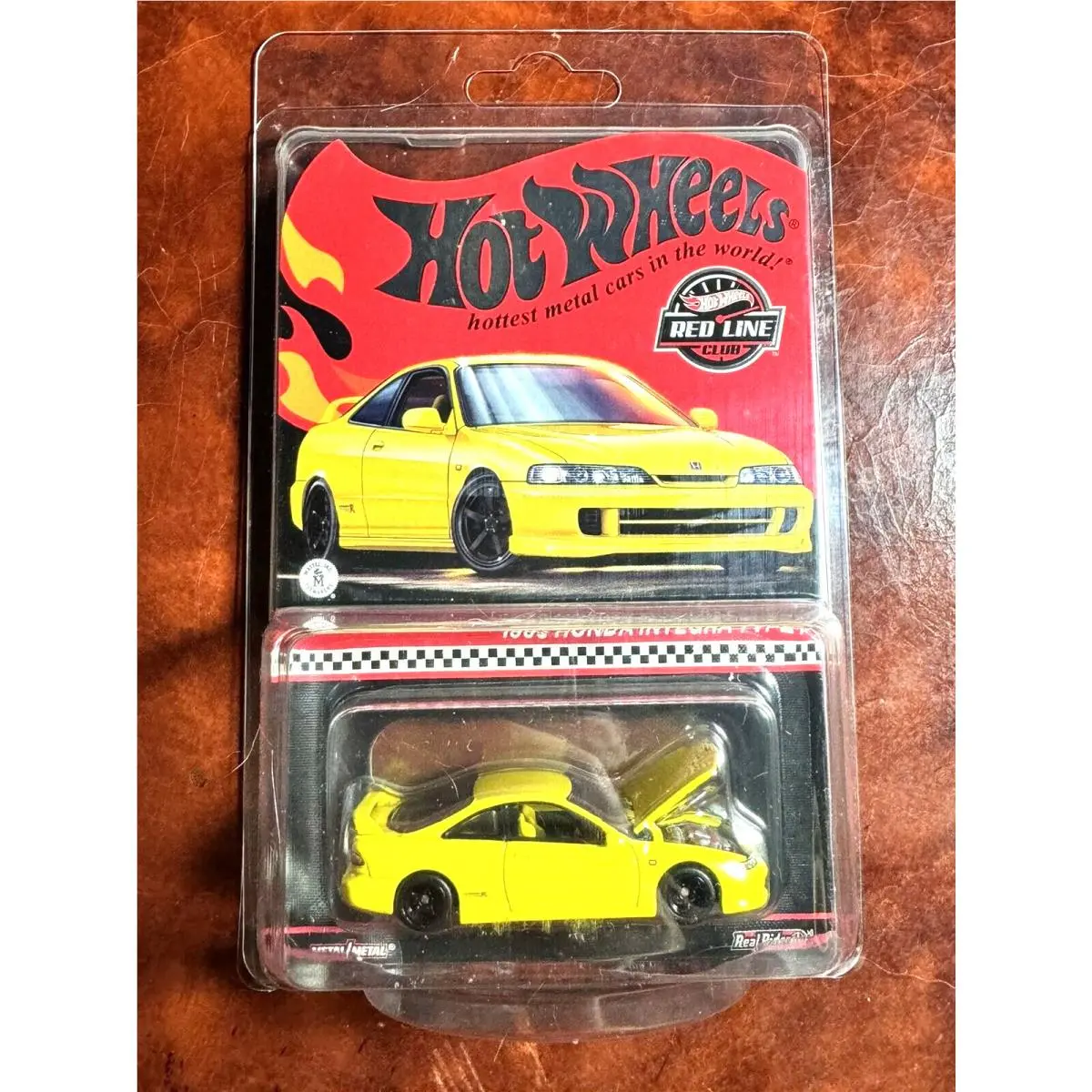 2024 Hot Wheels Rlc Yellow 1995 Honda Integra Type R Red Line Club Exclusive Car