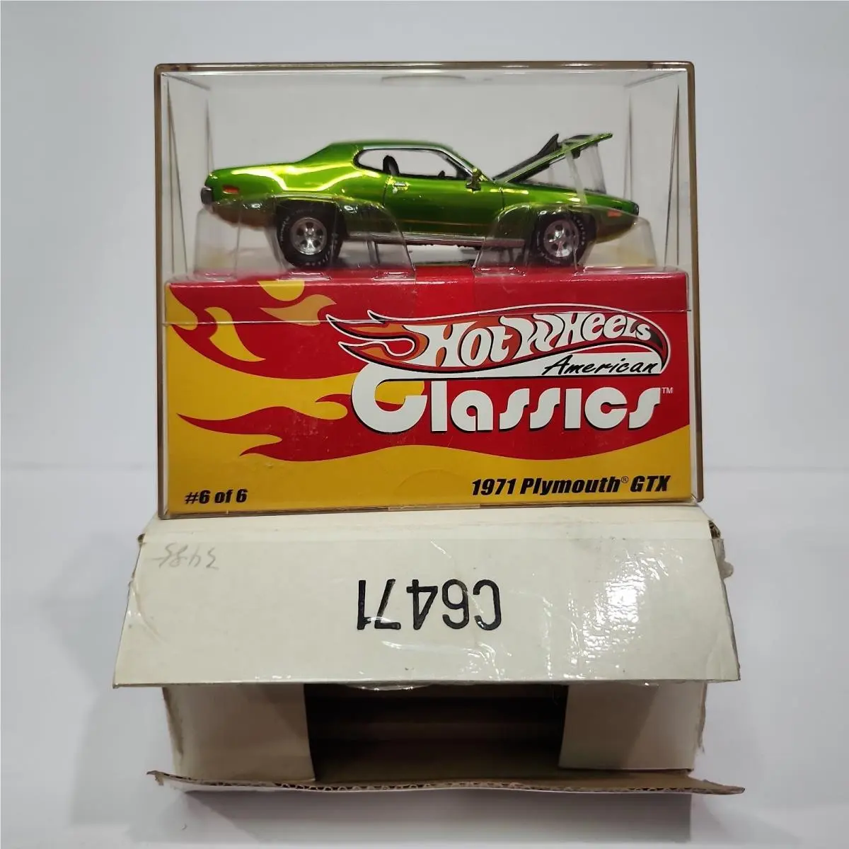 2003 Hot Wheels American Classics Green 1971 Plymouth Gtx 3485/5000 6 of 6