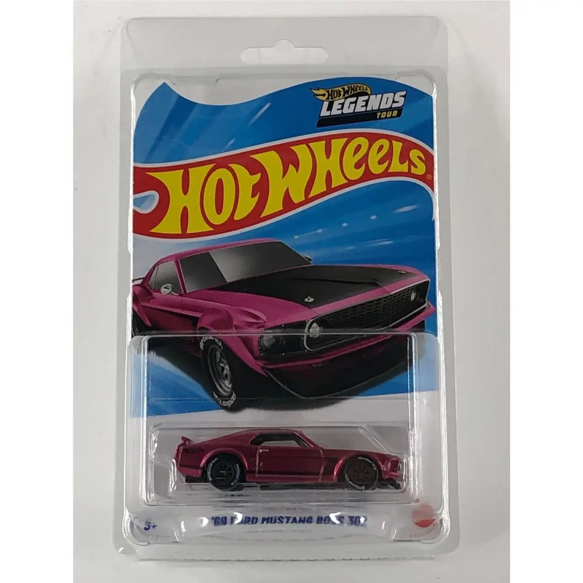 Hot Wheels `69 Ford Mustang Boss 302 Pink 2026 Legends Tour Exclusive