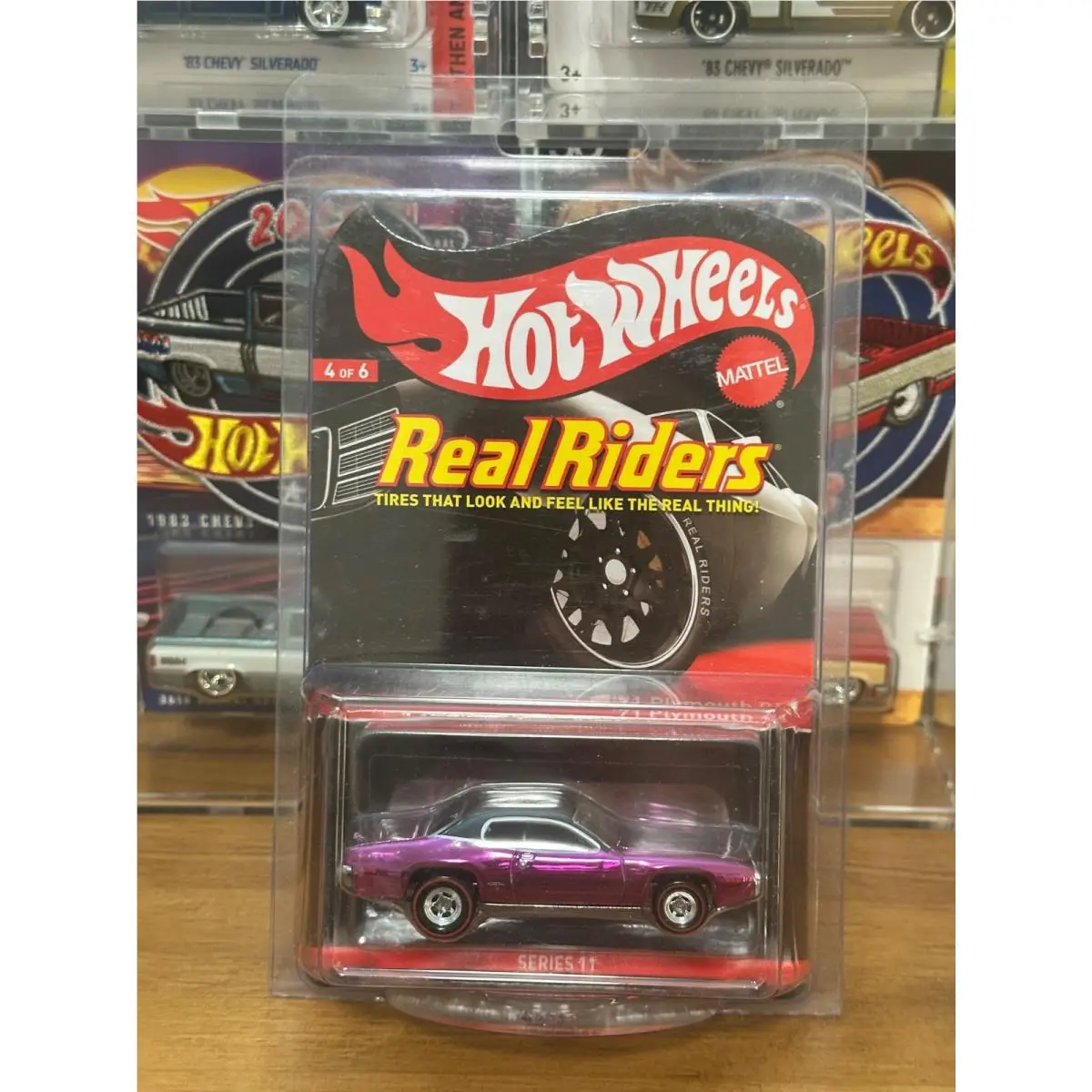 Hot Wheels Rlc Real Riders `71 Plymouth Gtx Series 11 Super Low 1278/4000