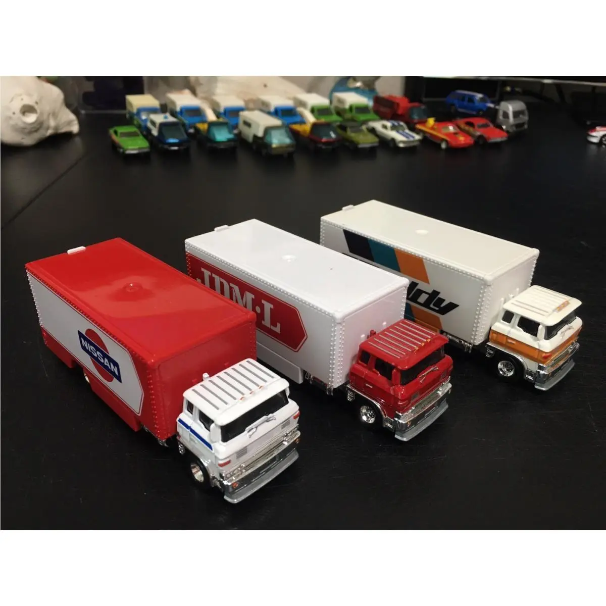 3 Hot Wheels Transport Trucks - All 3 - Sakura Sprinter