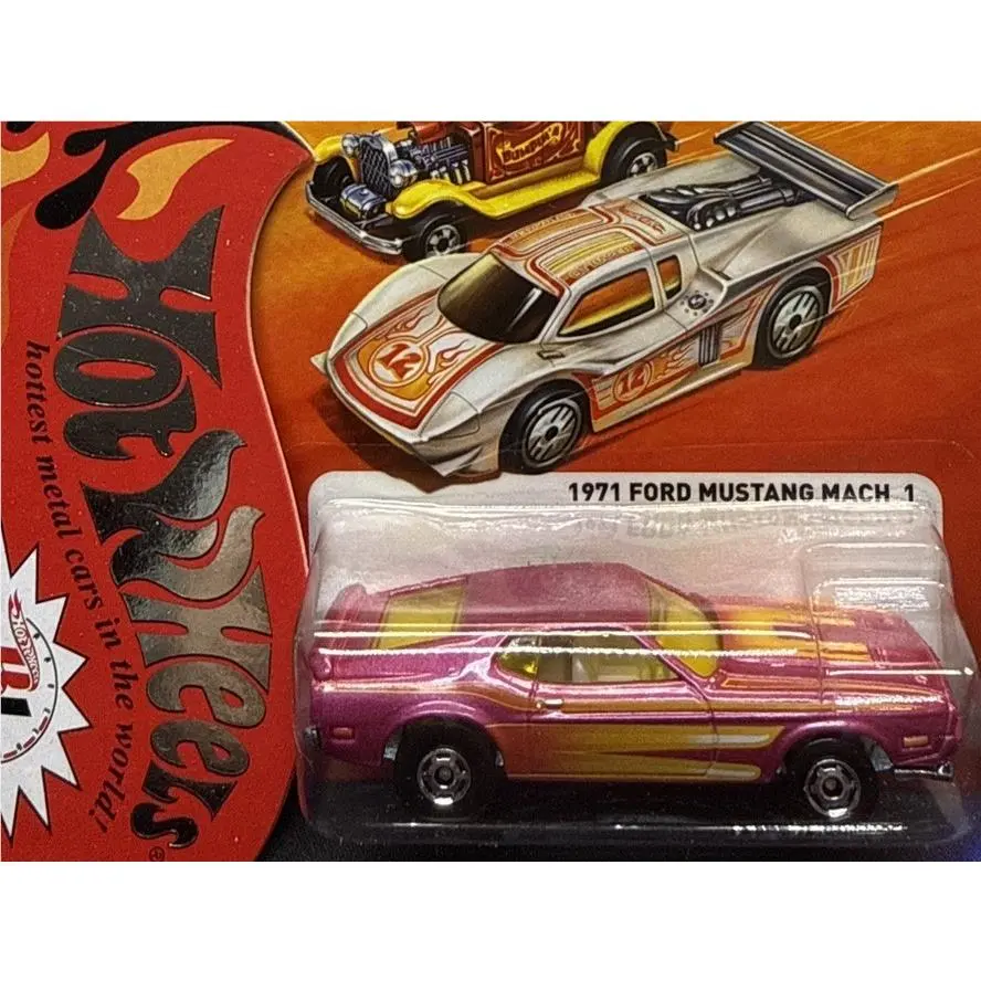 Hot Wheels The Hot Ones 1971 Ford Mustang Mach 1 Pink Combined Shipping