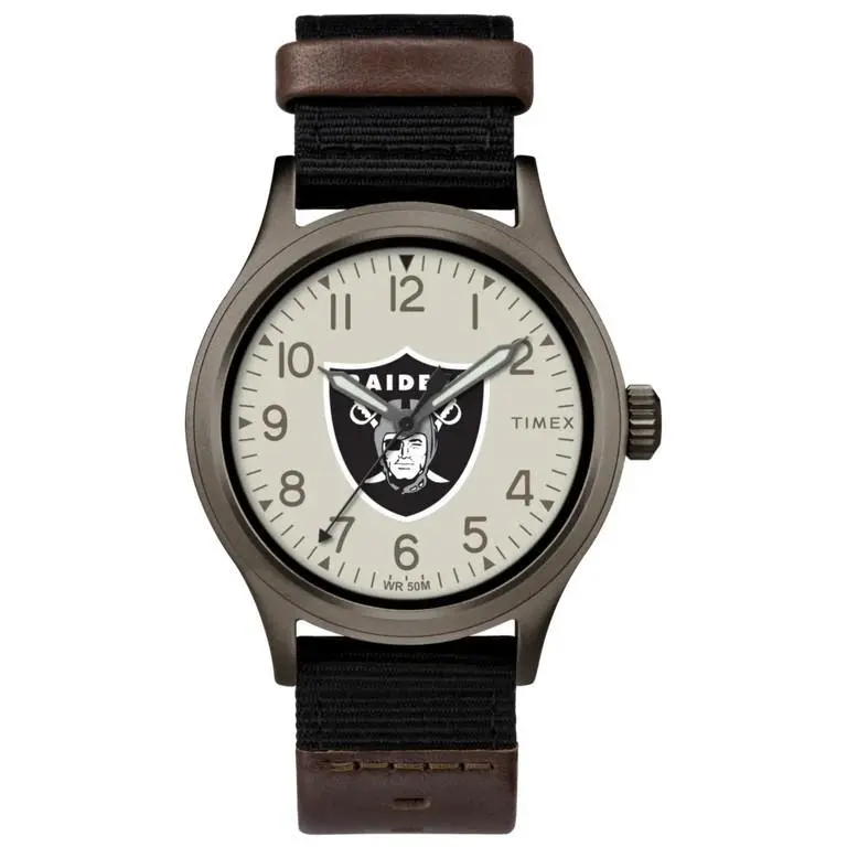 Timex Twzfraimb Men`s Watch Tribute Collection Las Vegas Raiders Quartz