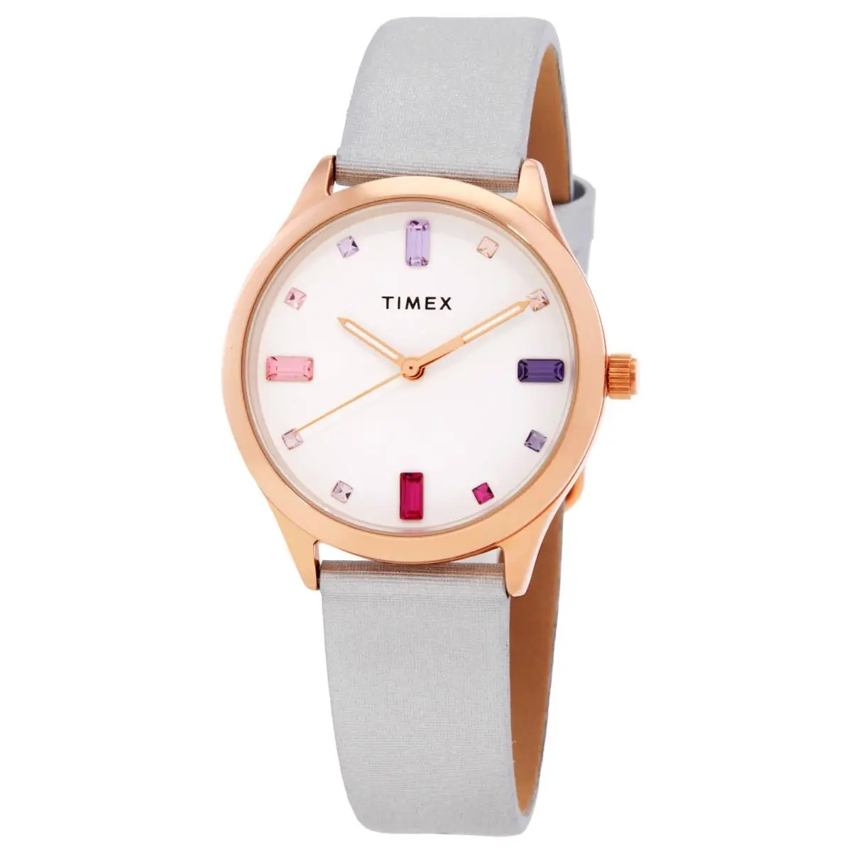 Main Street Quartz Crystal White Dial Ladies Watch TWH6Z4410BR by Timex