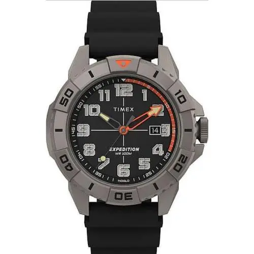Expedition North Ridge Black Rubber Men’s Watch TW2V40600 by Timex