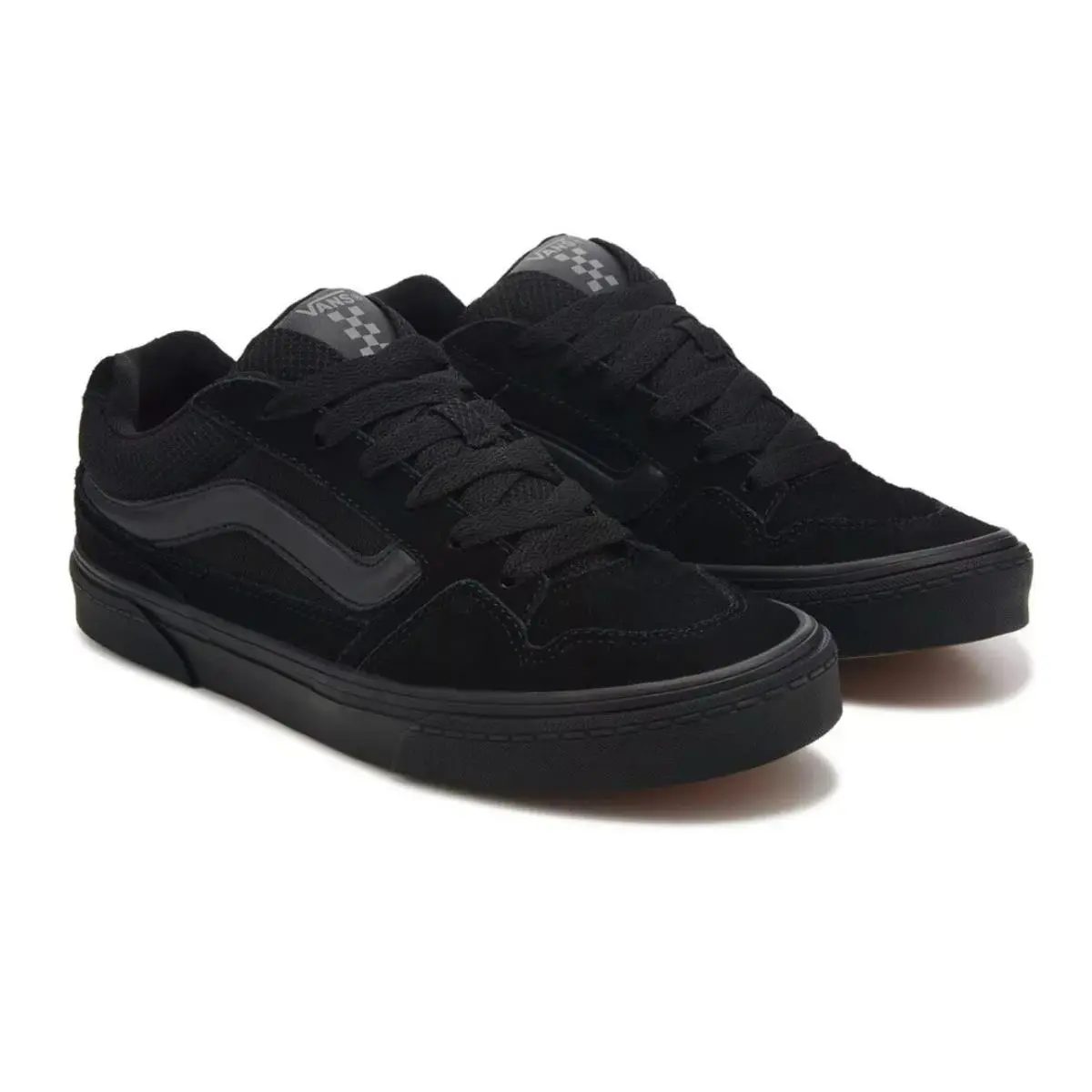 Vans Caldrone Suede Men’s Shoes Triple Black VN000CXBKA