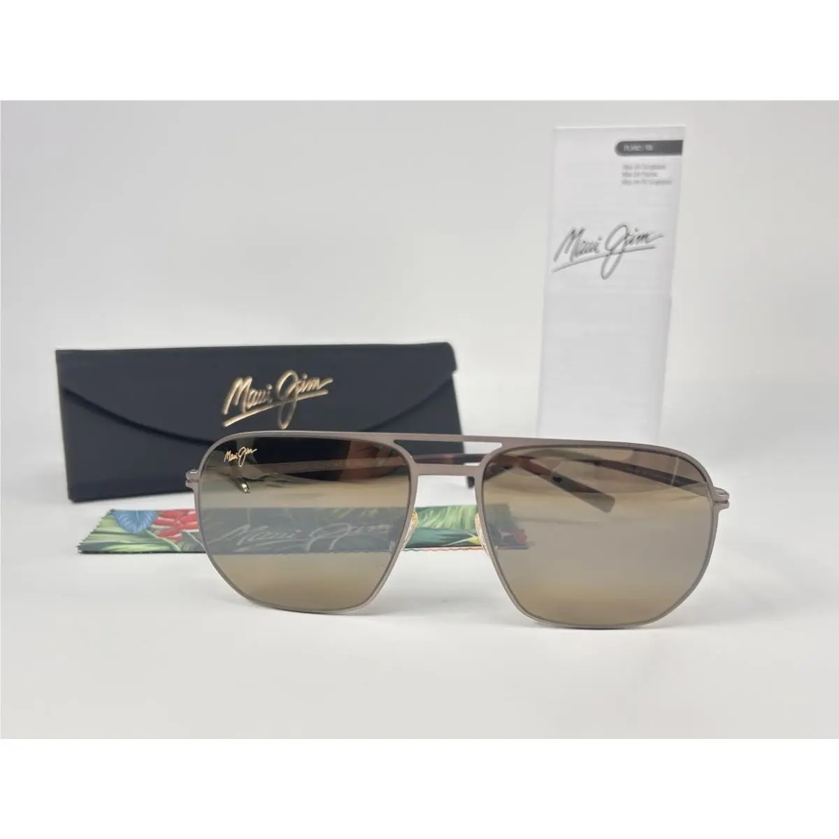 Maui Jim Shark`s Cove MJ605S 003 Bronze Hcl Polarized Sunglasses