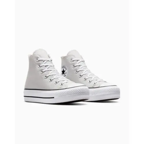 Converse HI Chuck Taylor All Star Platform Canvas Women Sizes Barely Grey/white