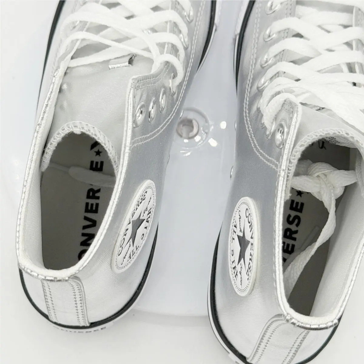 Converse shoes - Converse Chuck Taylor All Star Hi - 561678C - Silver 8