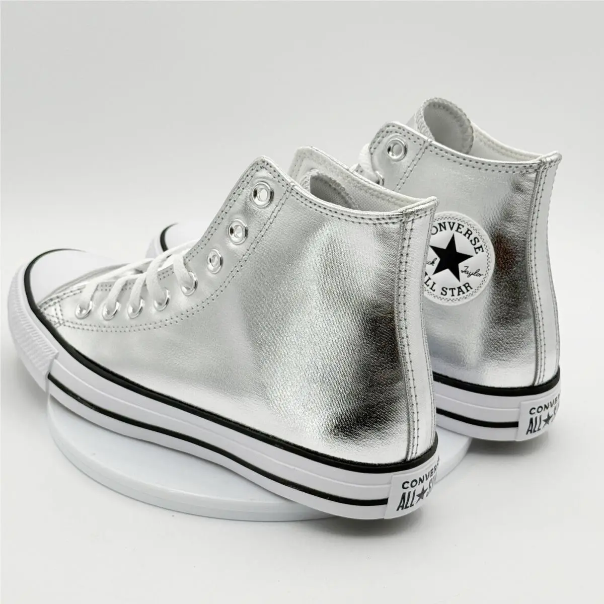 Converse shoes - Converse Chuck Taylor All Star Hi - 561678C - Silver 2