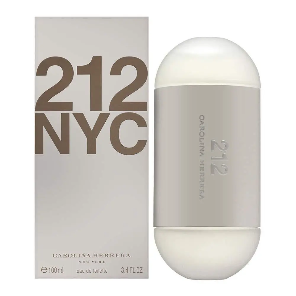 Eau de Toilette Spray For Women 3.4 Fl Oz Carolina Herrera 212 Nyc Fluid Ounce