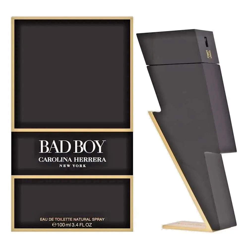 Carolina Herrera Bad Boy Eau De Toilette Edt 100ml / 3.4 oz Box