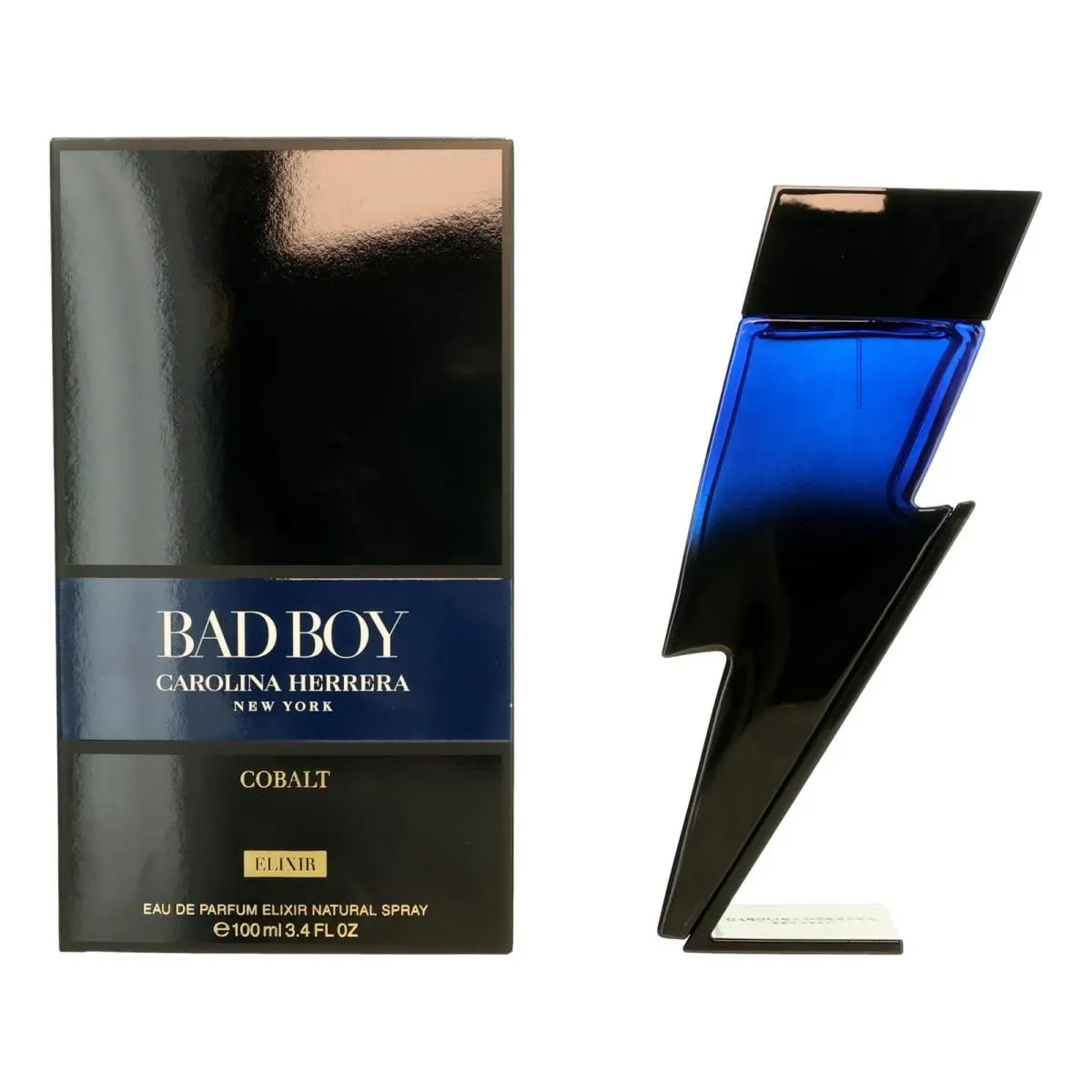 Bad Boy Cobalt Elixir by Carolina Herrera 3.4oz Edp Elixir Spray Men