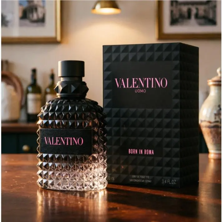 Uomo Born In Roma  100ml 3.4 fl oz Edt Cologne Spray by Valentino