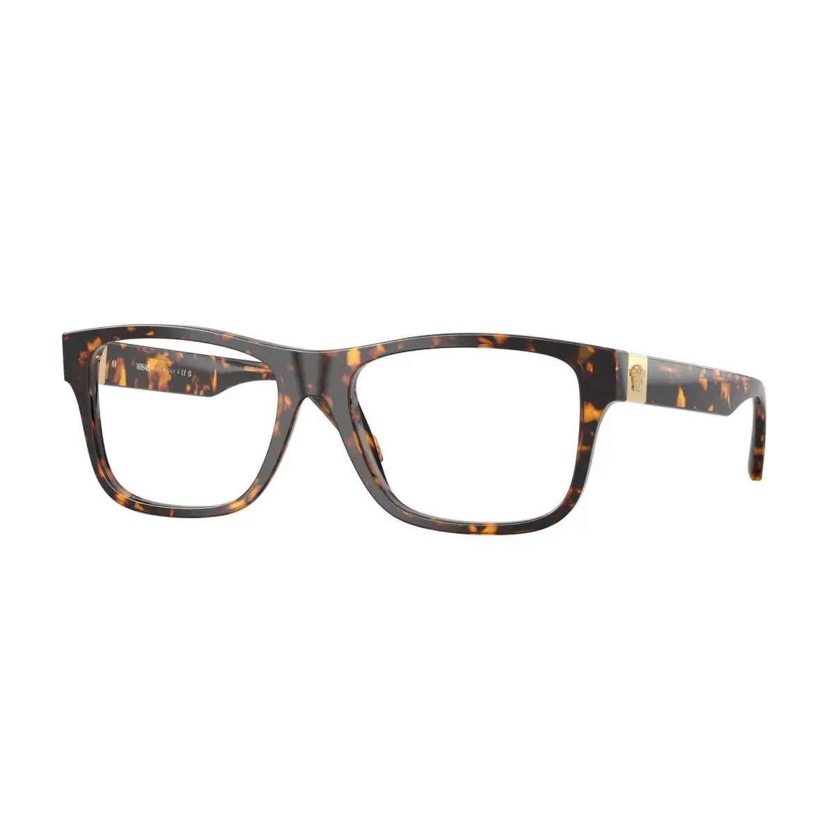 VE3380 5514 Havana Tortoise Demo Lens 56 mm Men`s Eyeglasses by Versace