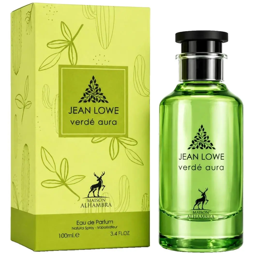 Lattafa Jean Lowe Verde Aura Maison Alhambra Eau De Parfum 3.4 Oz Spray
