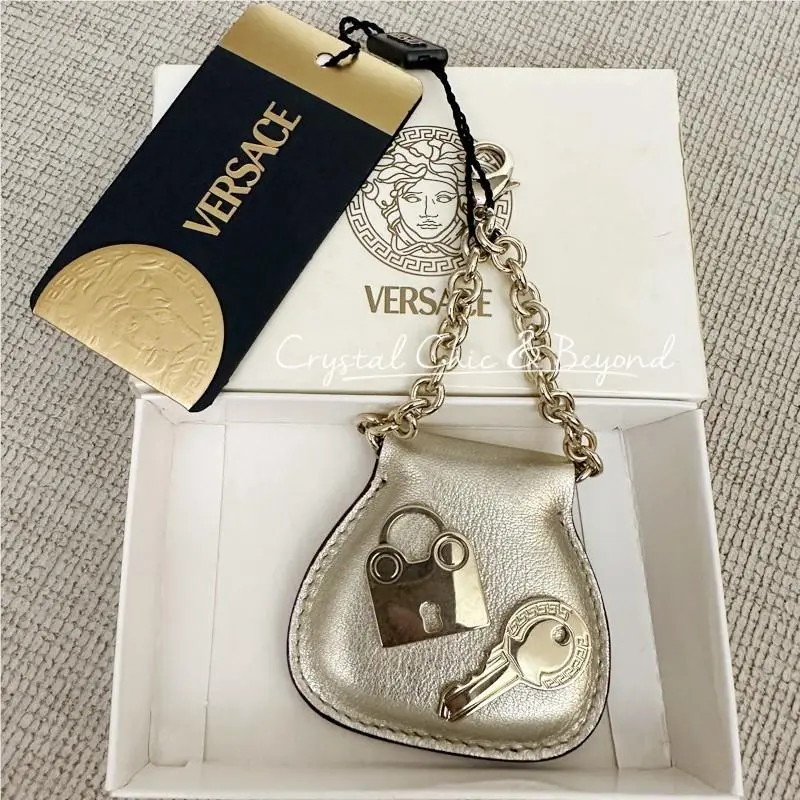 Versace Bag Charm Accessorie Light Gold
