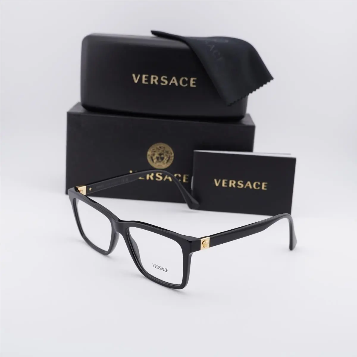 Versace VE3382 GB1 Black 55mm Eyeglasses
