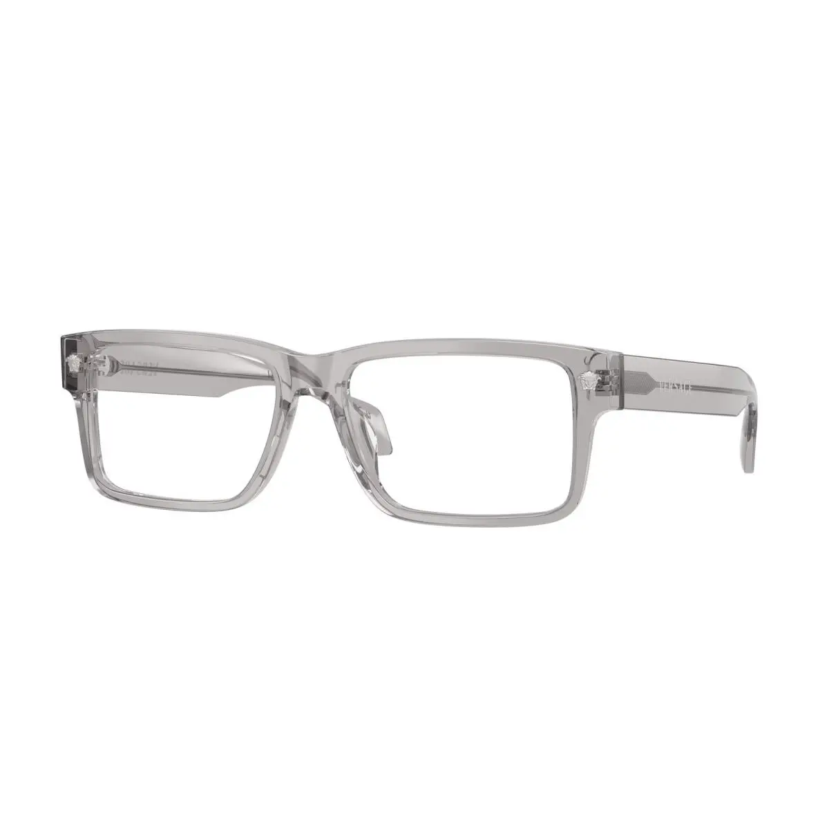 VE3391U 593 Light Grey Transparent Demo Lens 54 mm Men`s Eyeglasses by Versace