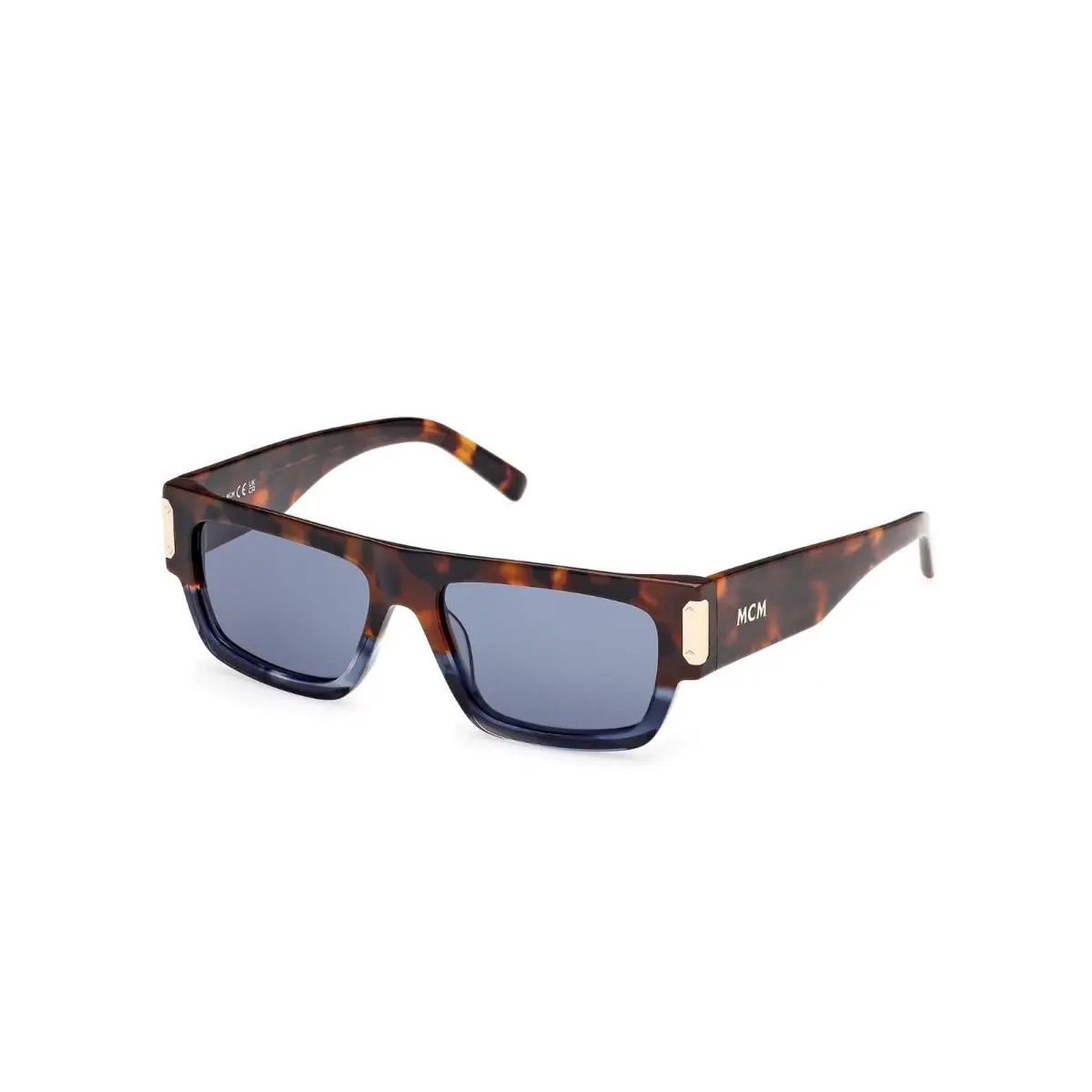 Mcm 2 Tone Square Lens Sunglasses Tortoise Shell MW0019 56V 54-18-145 Crossbody