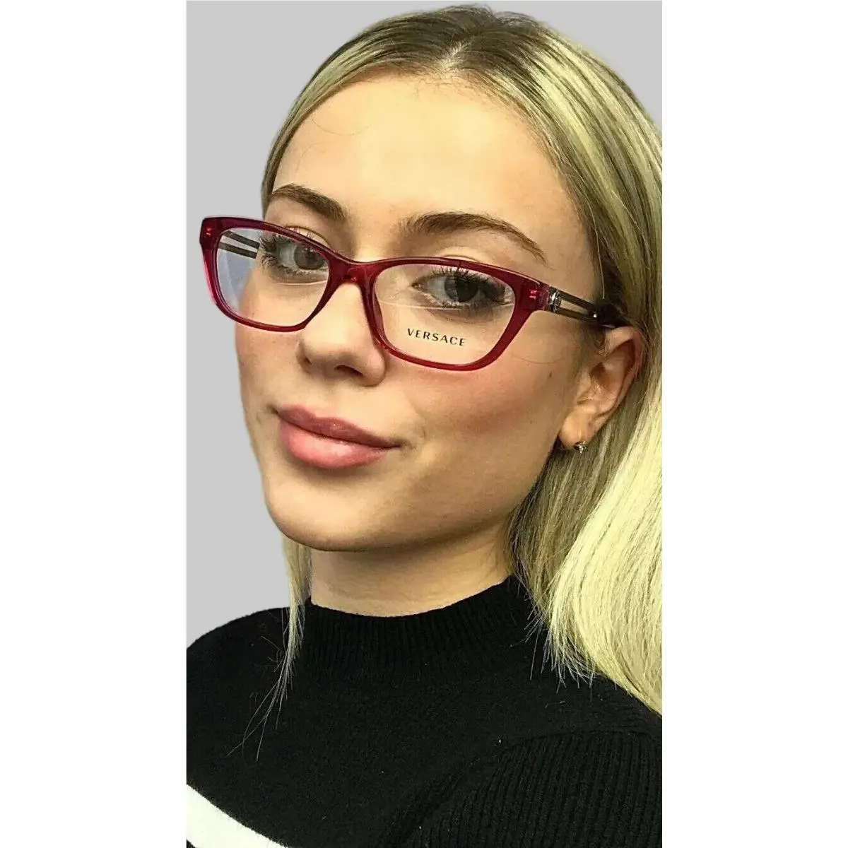 Mod. 3225097 Violet 54mm Cat Eye Women`s Eyeglasses Frame by Versace