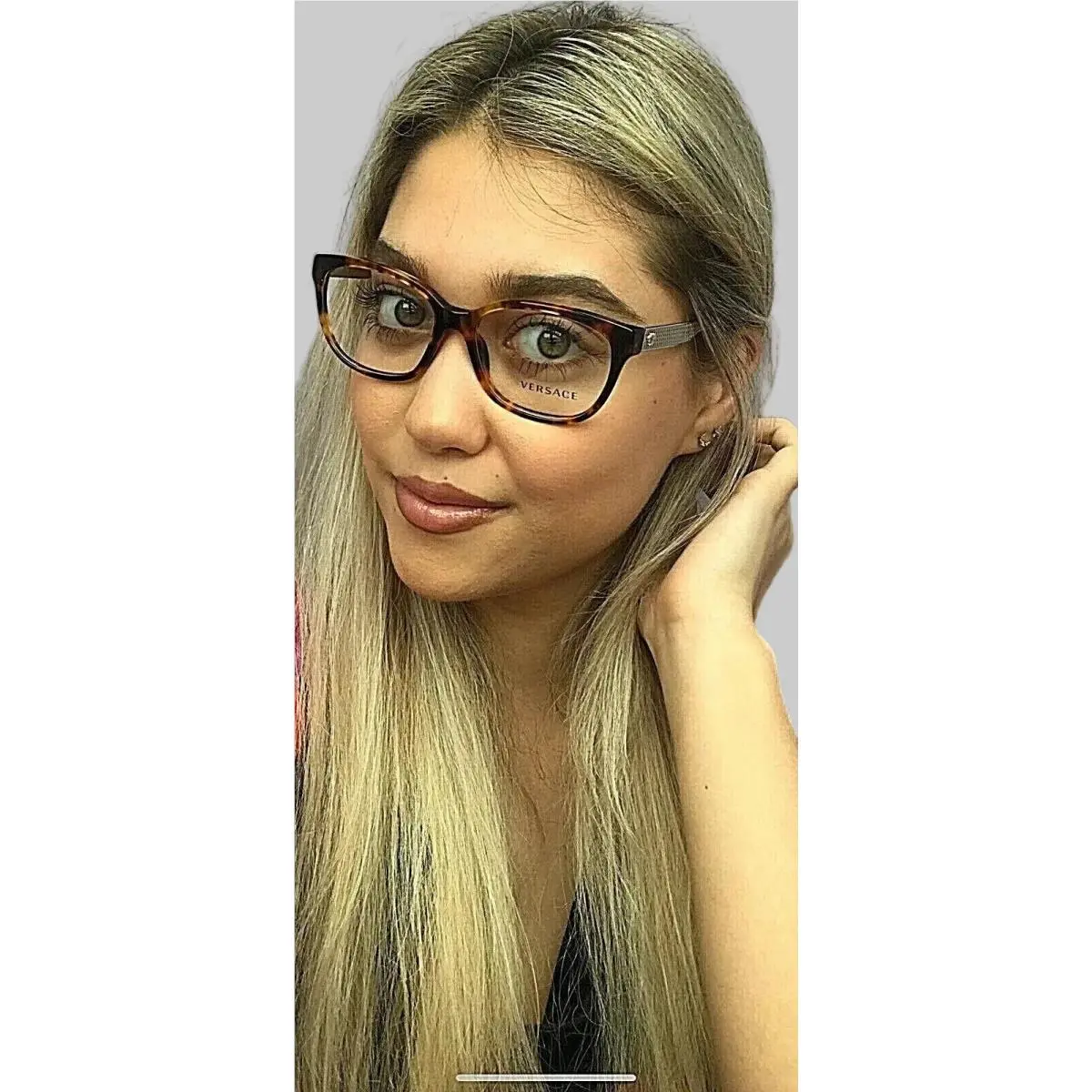 Versace Mod. 4032 0852 Tortoise 54mm Women`s Eyeglasses Frame Italy