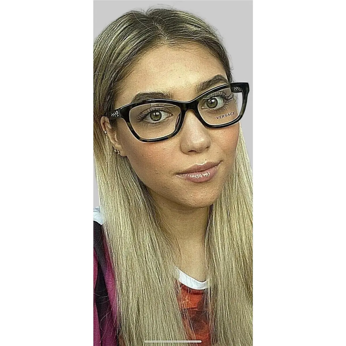 Versace Mod. 3225 5183 Green 54mm Cat Eye Women`s Eyeglasses Frames