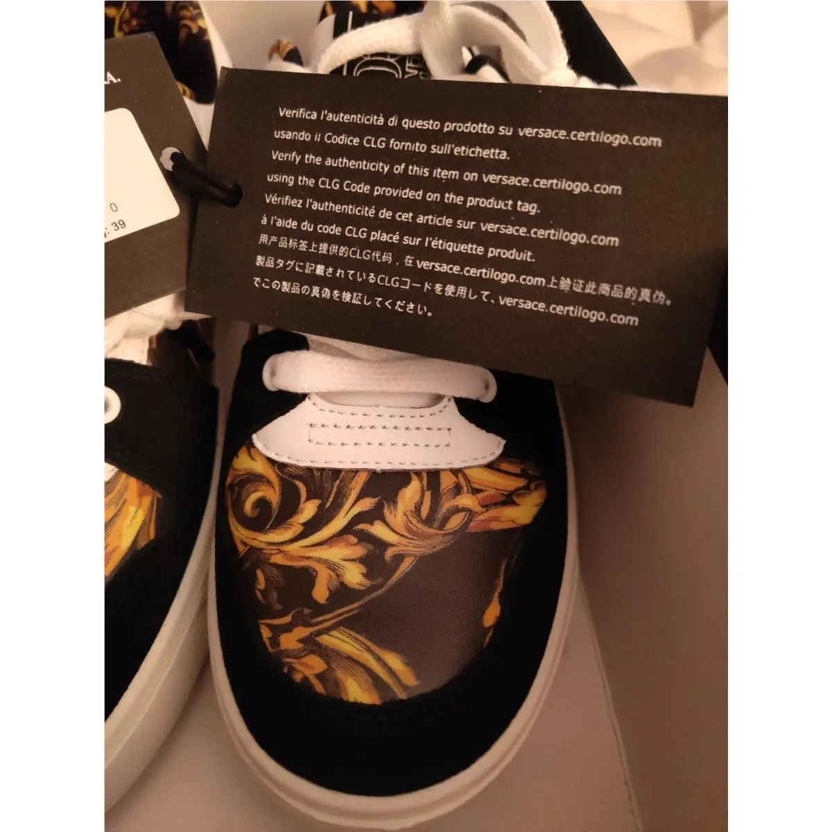 Versace shoes - Versace Jeans Couture - Jeans Couture - 72YA3SJ4 - White (UPC: 196629470932) 8
