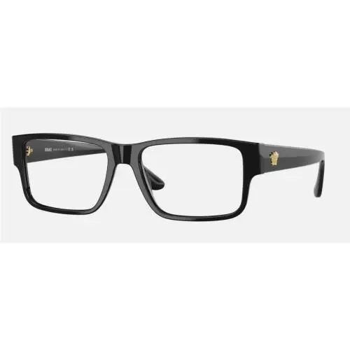 VE3342 5360 Black Demo Lens 57 mm Men`s Eyeglasses by Versace