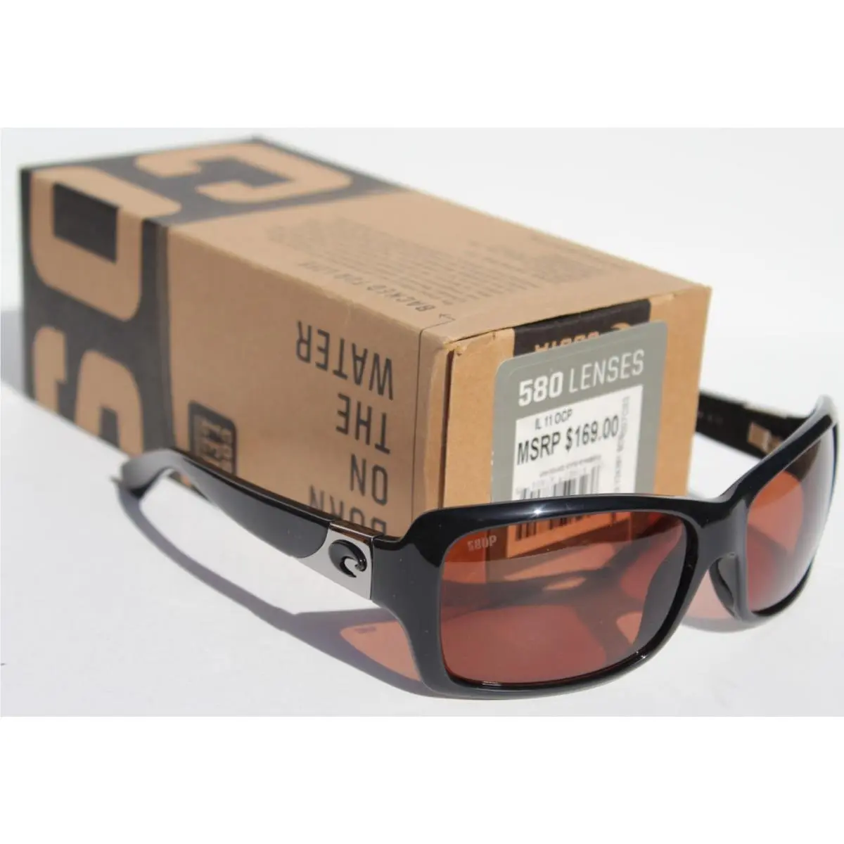 Costa Del Mar Islamorada Polarized Womens Sunglasses Black/copper 580P Rare