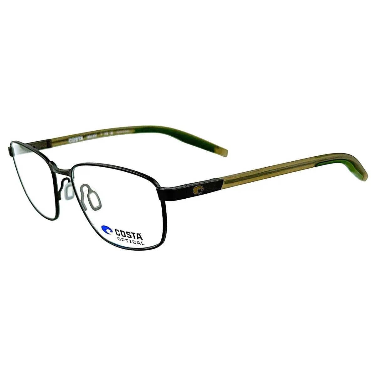 Costa Del Mar BRD300 Bimini Rd 300 Mens Metal Eyeglass Frame 301403 Gun 55-17