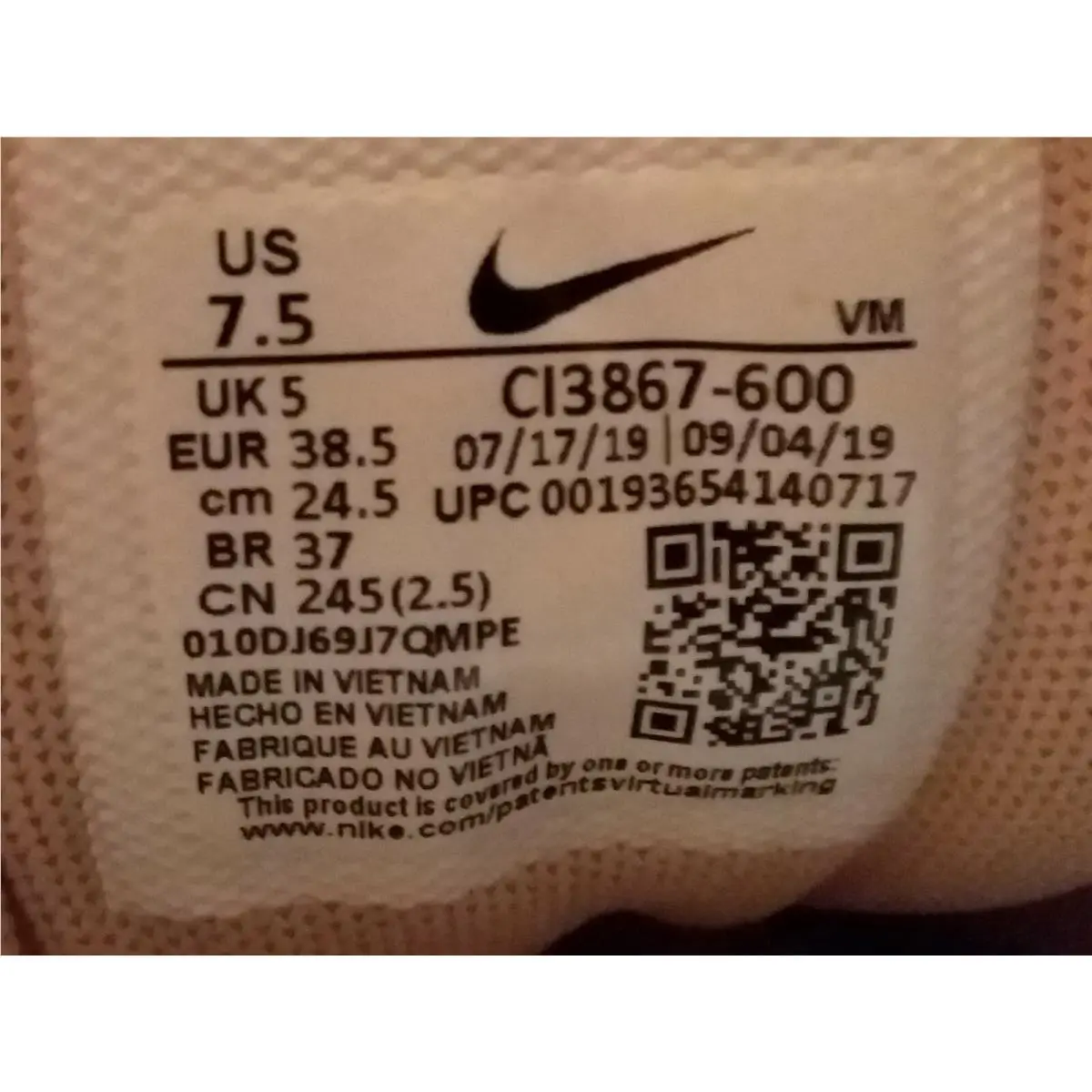 Nike shoes - Nike Air Max 200 - Air Max - CI3867 600 - Barely Rose / Stone - Summit White (UPC: 193654140717) 10