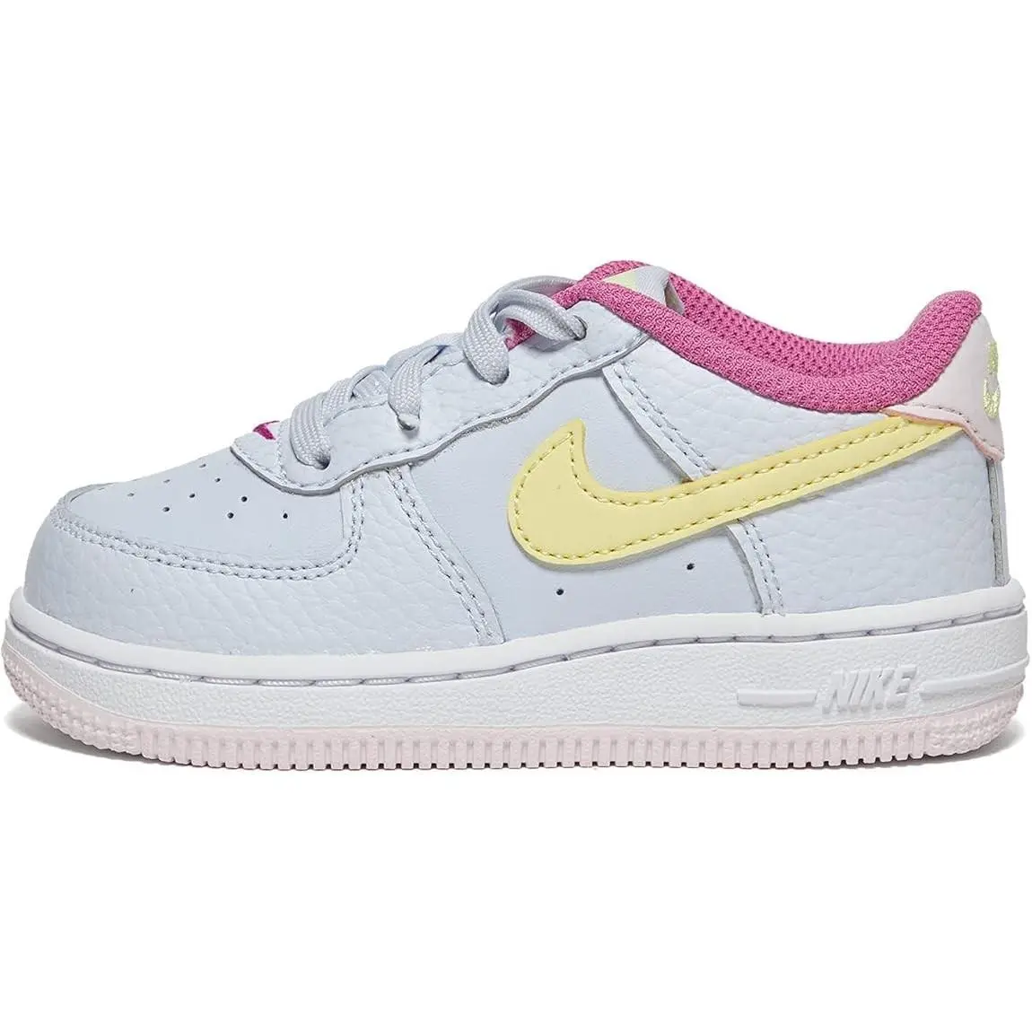 Toddler`s Nike Force 1 Football Grey/citron Tint DV7764 001 - 5