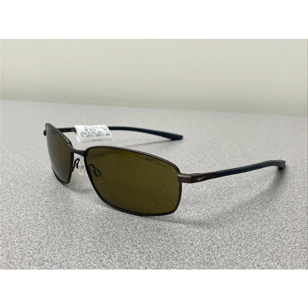Nike Pivot Six E EV1092 043 Satin Pewter Mens Rectangle Sunglasses 62-14-135