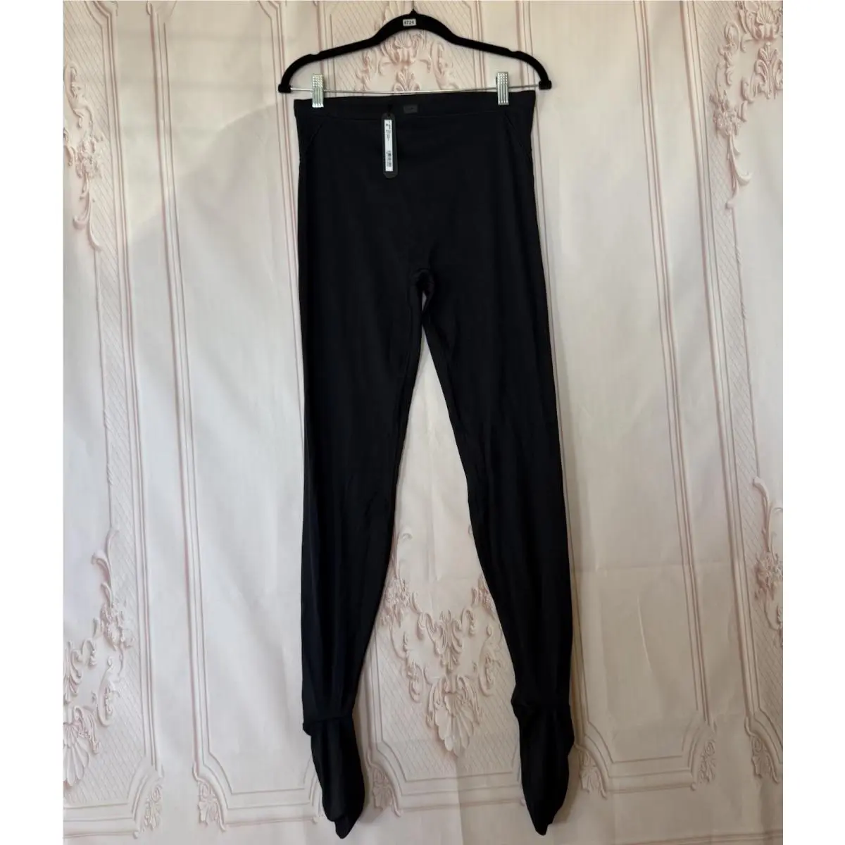 Nikeskims Skims Matte Footsie Grip Legging Obsidian Black Size Large