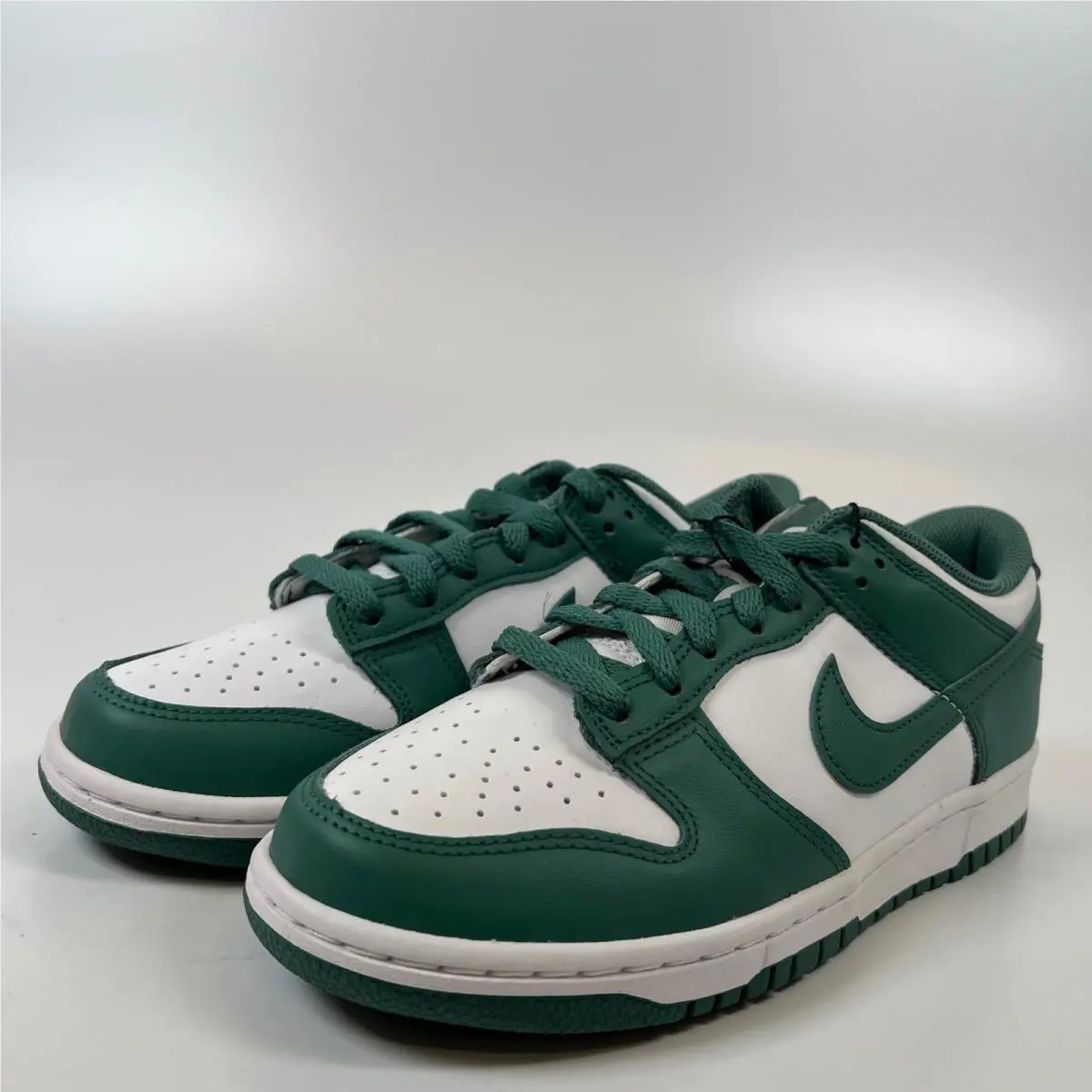 Nike Dunk Low Bicoastal GS White Green Sneakers HF4798-100 Size 6Y