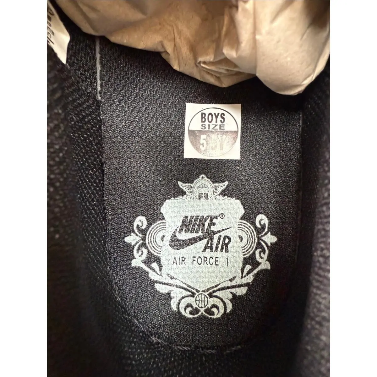 Nike shoes - Nike Air Force 1 LE GS - Black 2