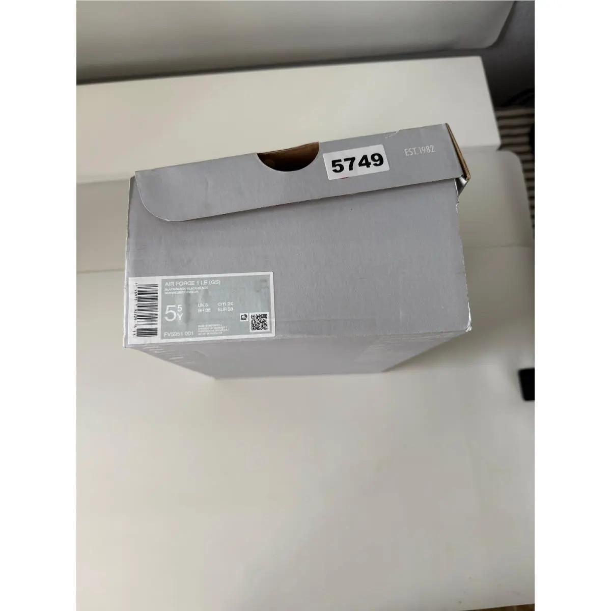 Nike shoes - Nike Air Force 1 LE GS - Black 5