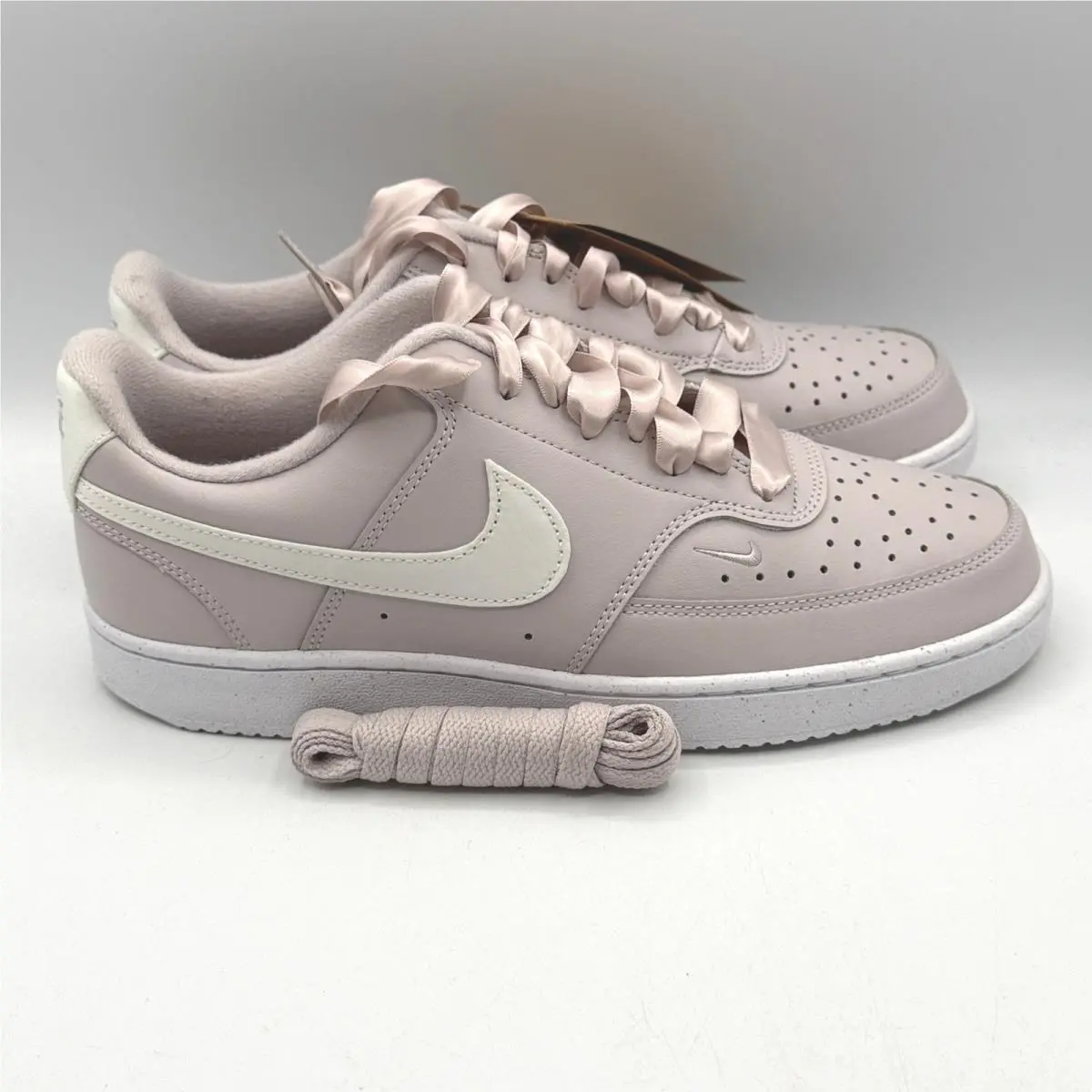 Nike Court Vision Low NN Women Size 10 Platinum Violet White HV5246-001