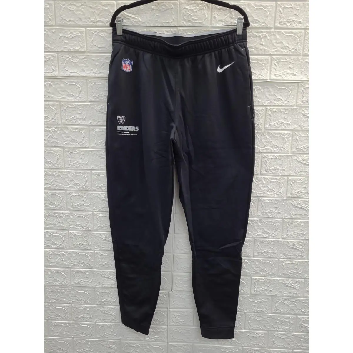 Nike Raiders Nfl On Field Dri-fit Athletic Therma Fit Pants Men`s US Size M