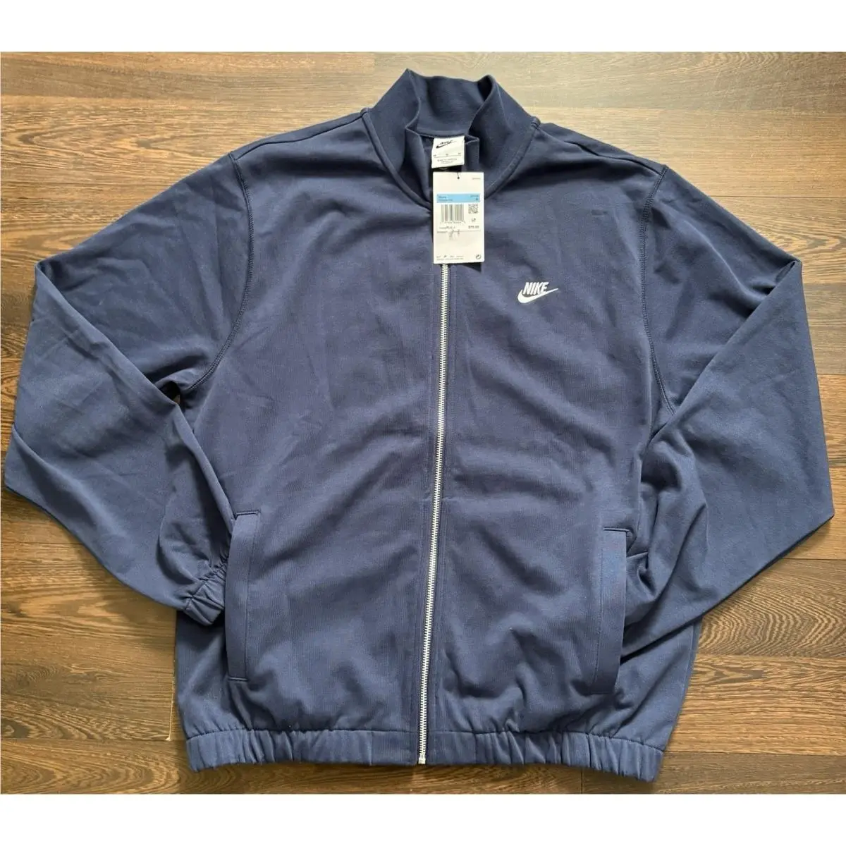 Nike Sportswear Club Full Zip Sweatshirt Mens Gray FQ3426-063 M