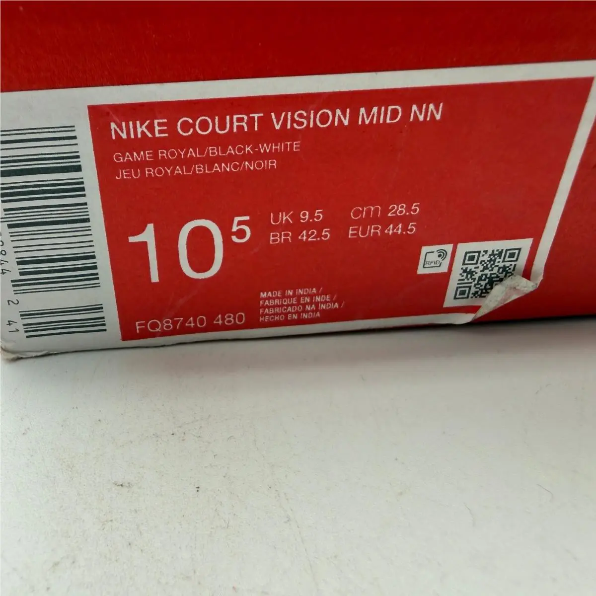 Nike shoes - Nike Court Vision Mid NN - Blue 5