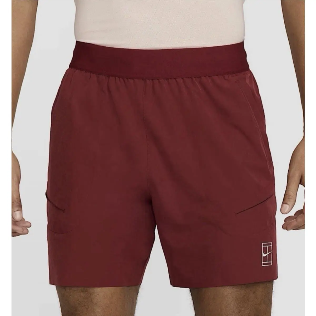 Nike Men’s Sz L Court Advantage 6” Dri-fit Tennis Shorts Team Red FZ6913-677