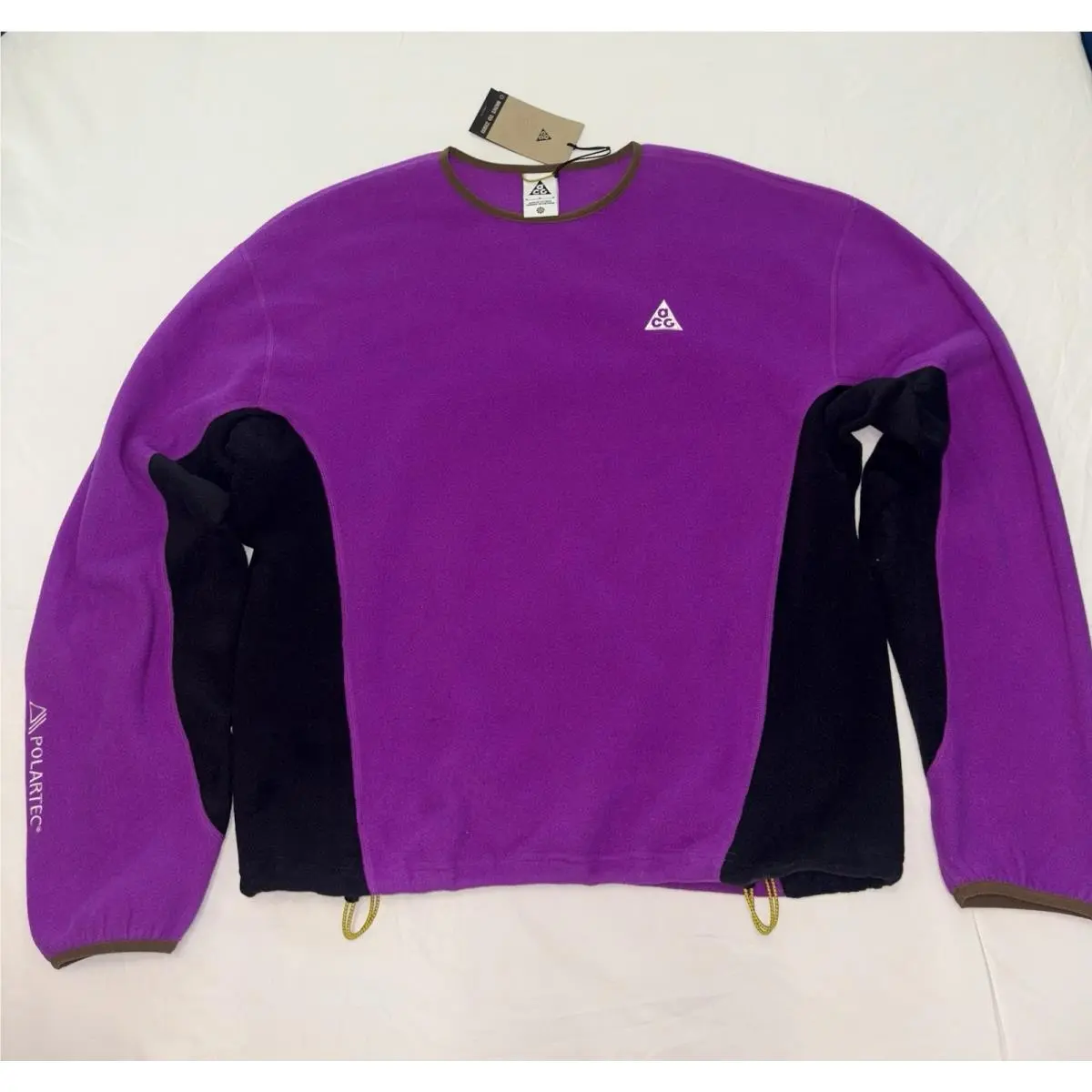 Nike Men`s Acg Wolf Tree Crewneck Sweatshirt Size Medium