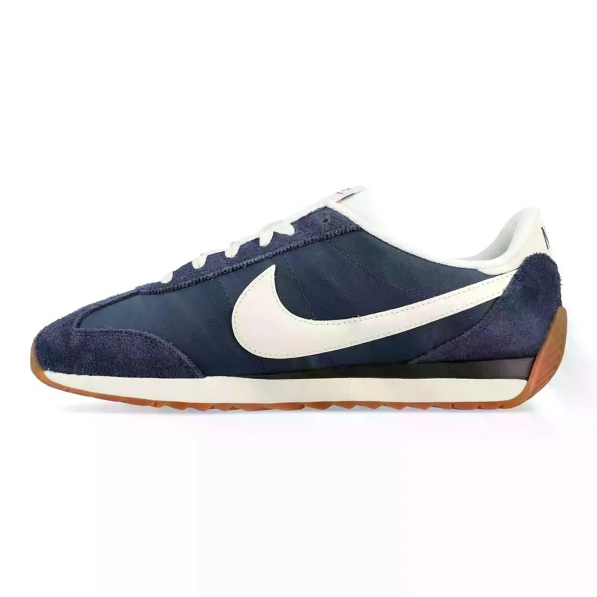 Nike Pacific Sneaker Mens Size 8 Midnight Navy Suede Nylon Low Top Retro Shoes