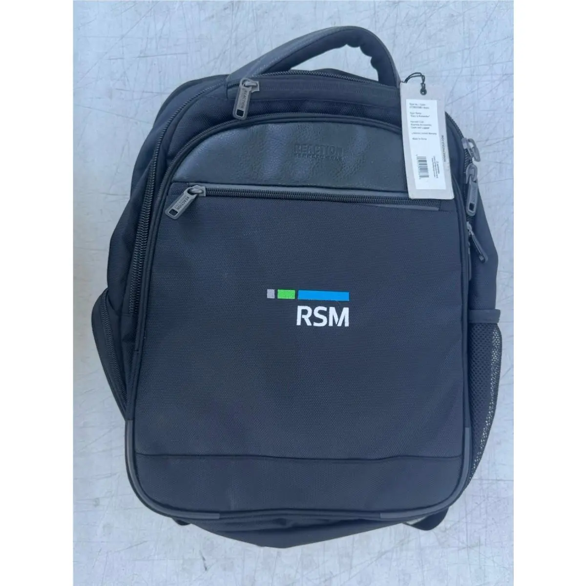 Kenneth Cole Reaction Easy To Remember Laptop Backpack Black Padded