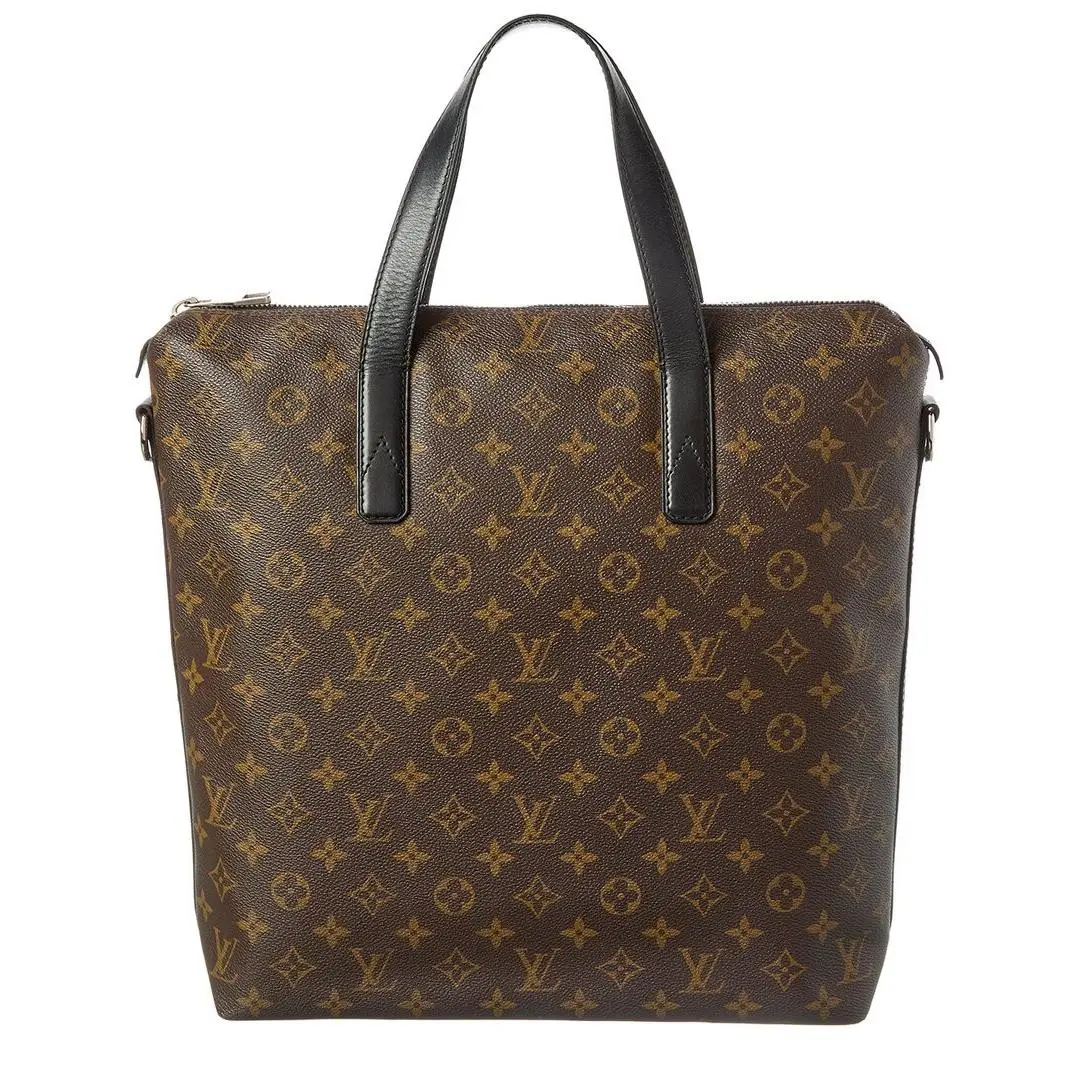 Louis Vuitton Brown Monogram Canvas Macassar Kitan Pre-loved Women`s