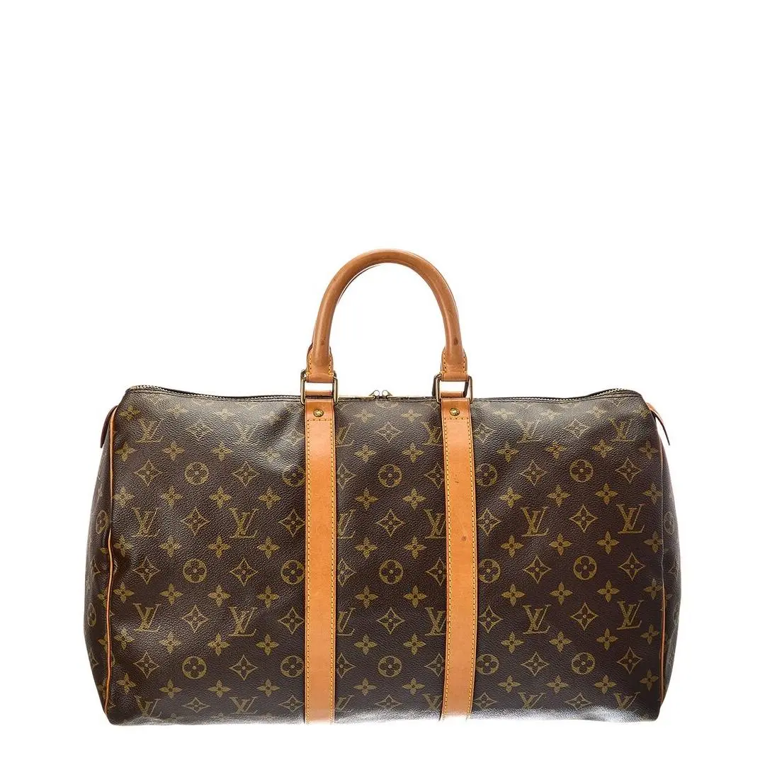 Louis Vuitton Brown Monogram Keepall Pre-loved Women`s