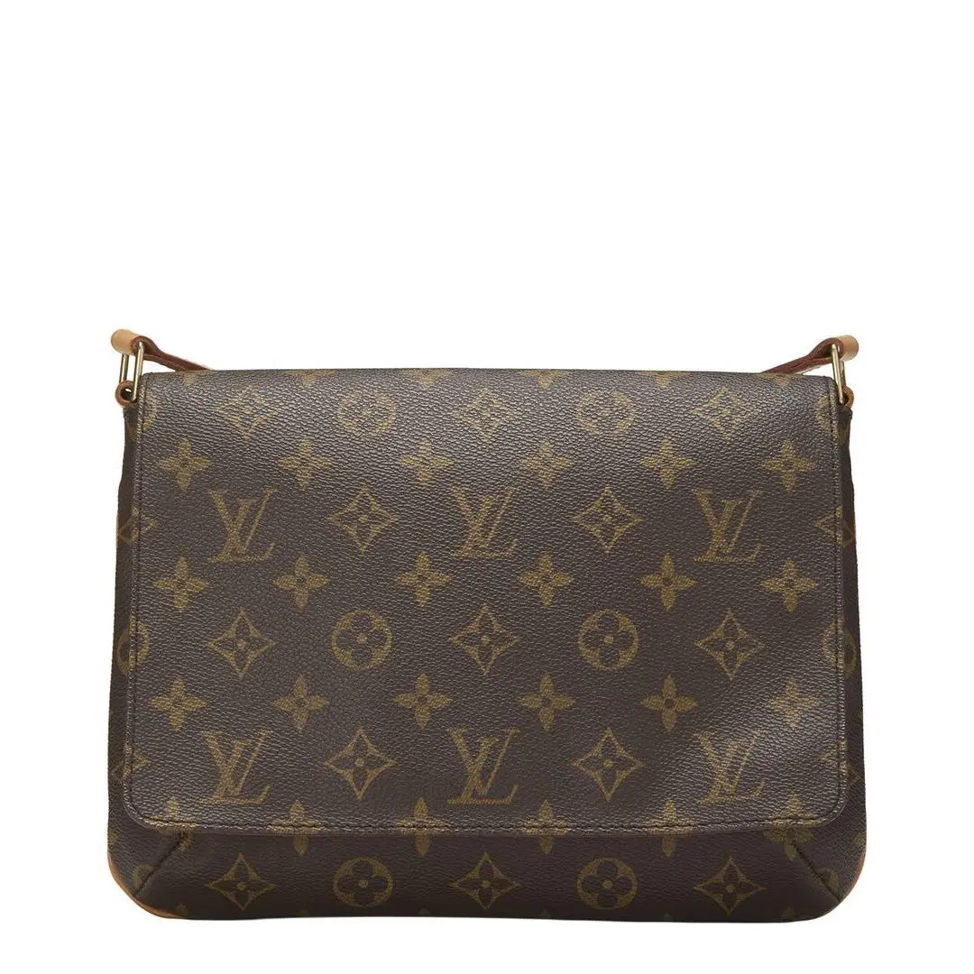 Louis Vuitton Brown Monogram Canvas Musette Tango Pre-loved Women`s
