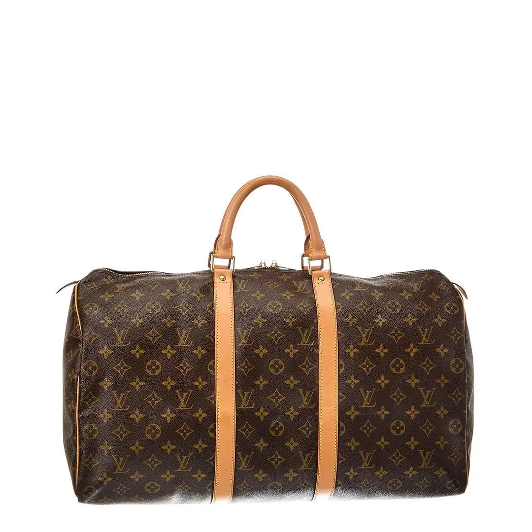 Louis Vuitton Brown Monogram Keepall Pre-loved Women`s